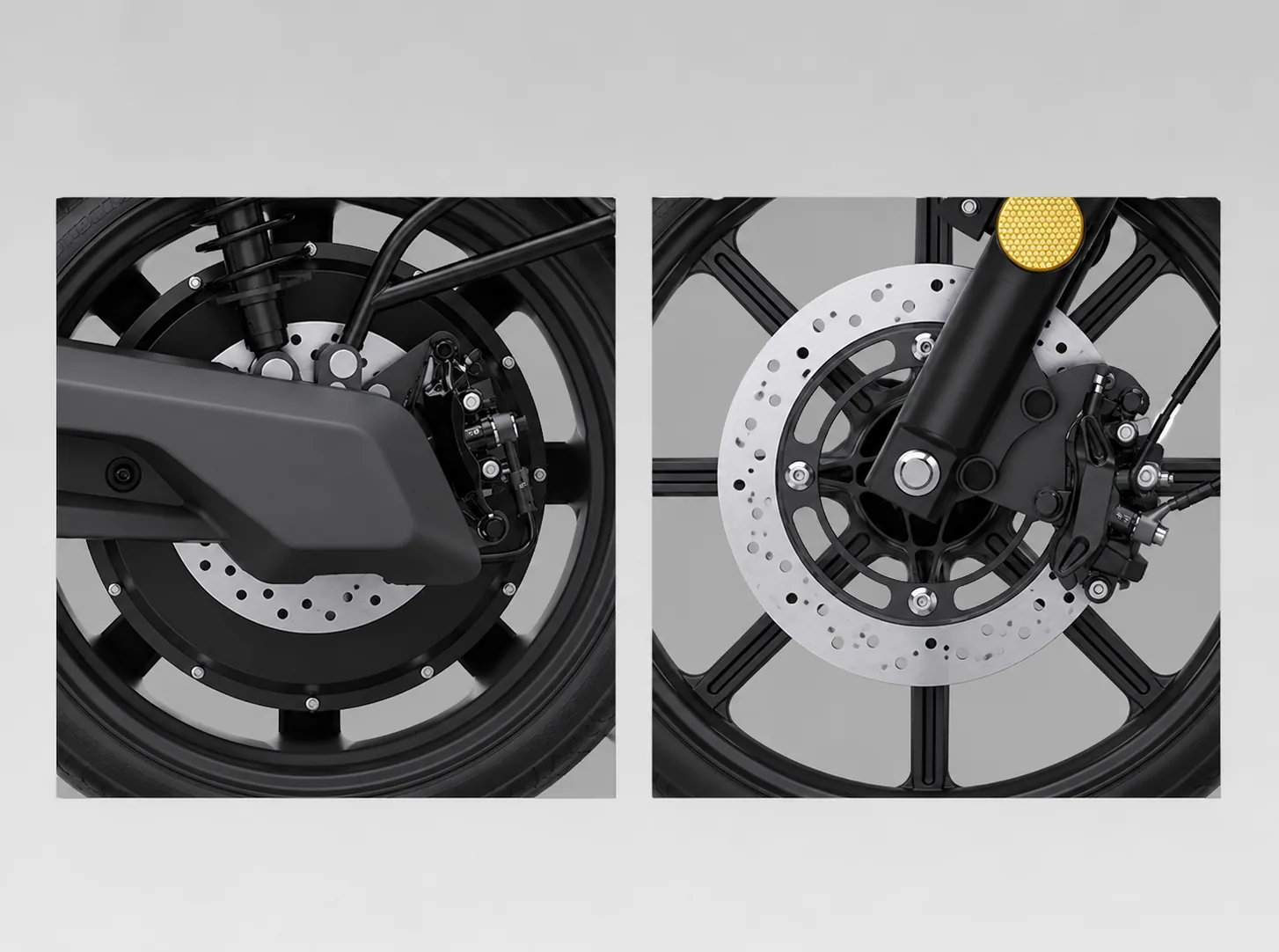 VMoto — CBS disc brakes