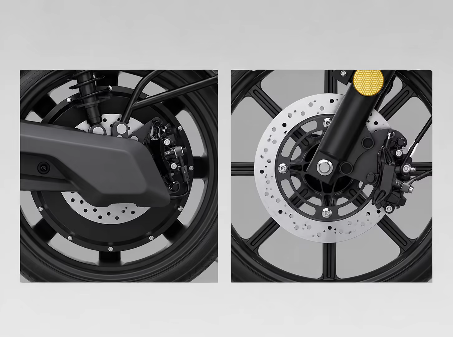 VMoto — CBS disc brakes